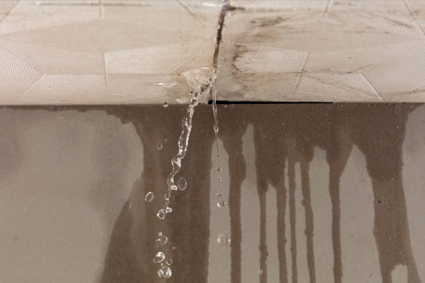 Professional Burst Pipe Cleanup technician working in Valley Falls, RI